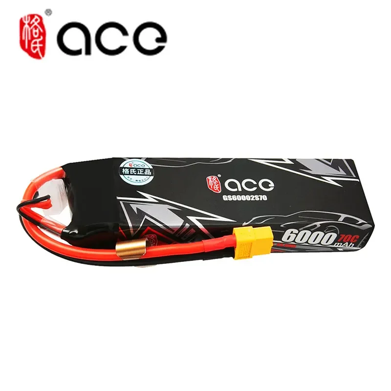 Gens ACE 6000mAh 2S 7.4V 70C RC Remote Control Model Car AX Big Snowman Big S Big E With XT60 Plug