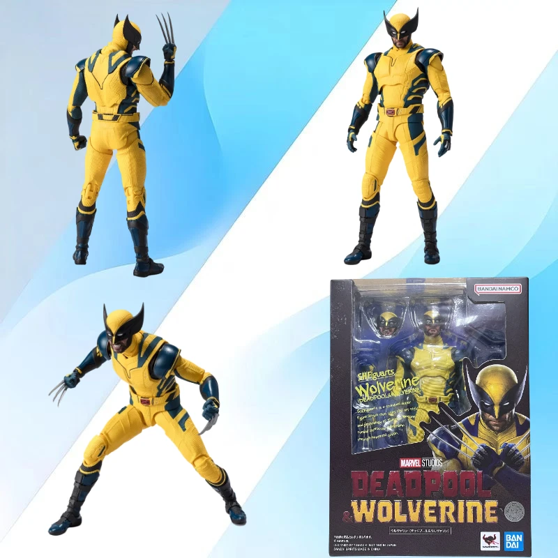 

Оригинальная коллекционная фигурка BANDAI S.H.Figuarts: Росомаха и Дэдпул, модель из ПВХ