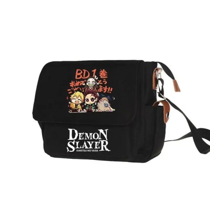 

Demon Slayer Anime Shoulder Bag Backpack Crossbody Bag for Men Women School Travel Casual Trend Fashion Accessory Cute Kawaii