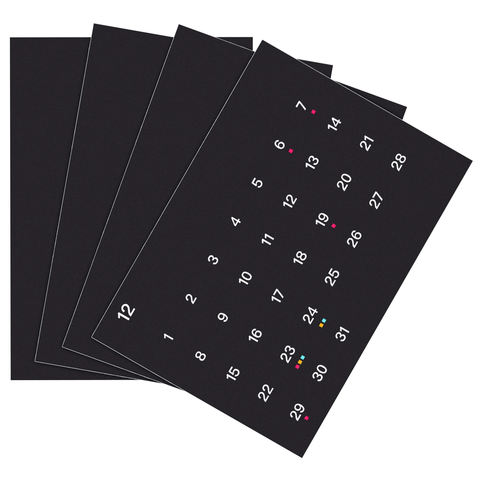 Adesivo de Parede Removível para Quadro-negro, A4 Quadro, Chalk Board Paper, Decalque, 20x30cm, 4PCs