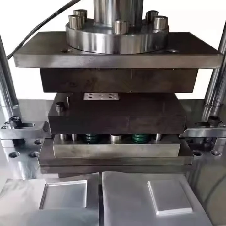 Semi-automatic electrode die-cutting machine with motor 100W 220V positive/negative molding small die-cutting equipment
