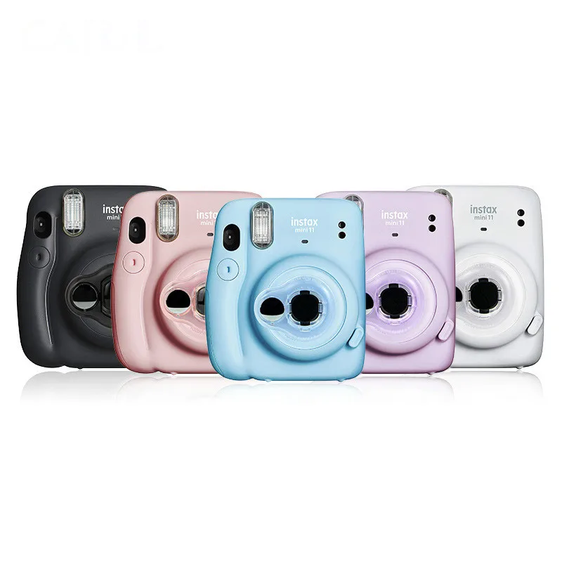 Espelho de selfie adequado para fujifilm mini11, câmera de filme instantâneo, lente de selfie colorida gelatinosa, 5 opções de cores disponíveis