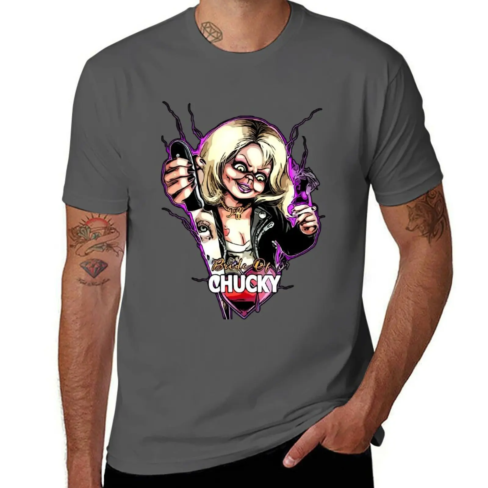 

Bride of Chucky Child's Play doll T-Shirt man t shirt luxury t shirt man casual man t shirt designer T-Shirt