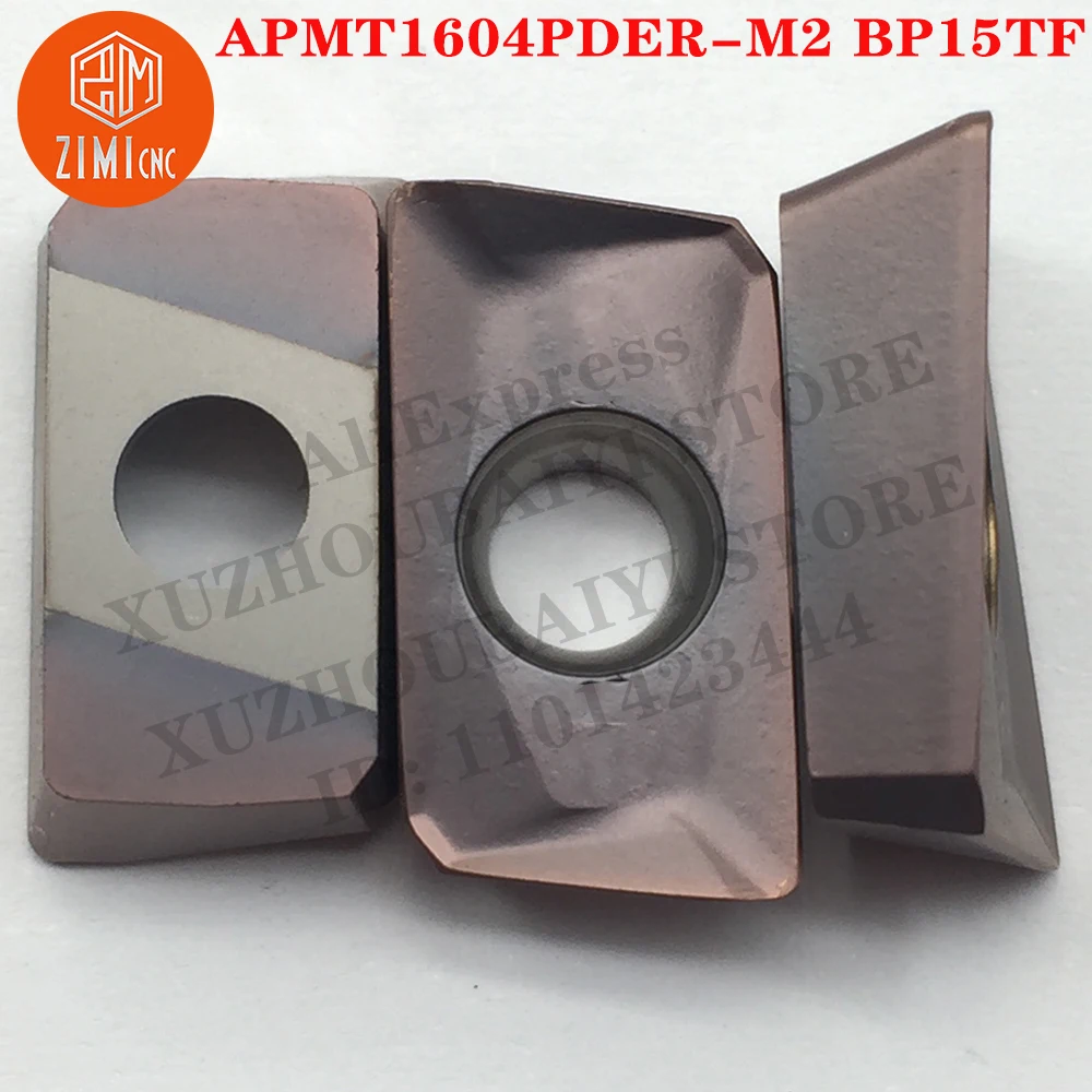 APMT1604PDER-M2 BP15TF APMT 1604 PDER-M2 Carbide Milling Insert Turning Tool CNC Tool Cutter Lathe Blad cutting tool metal lathe