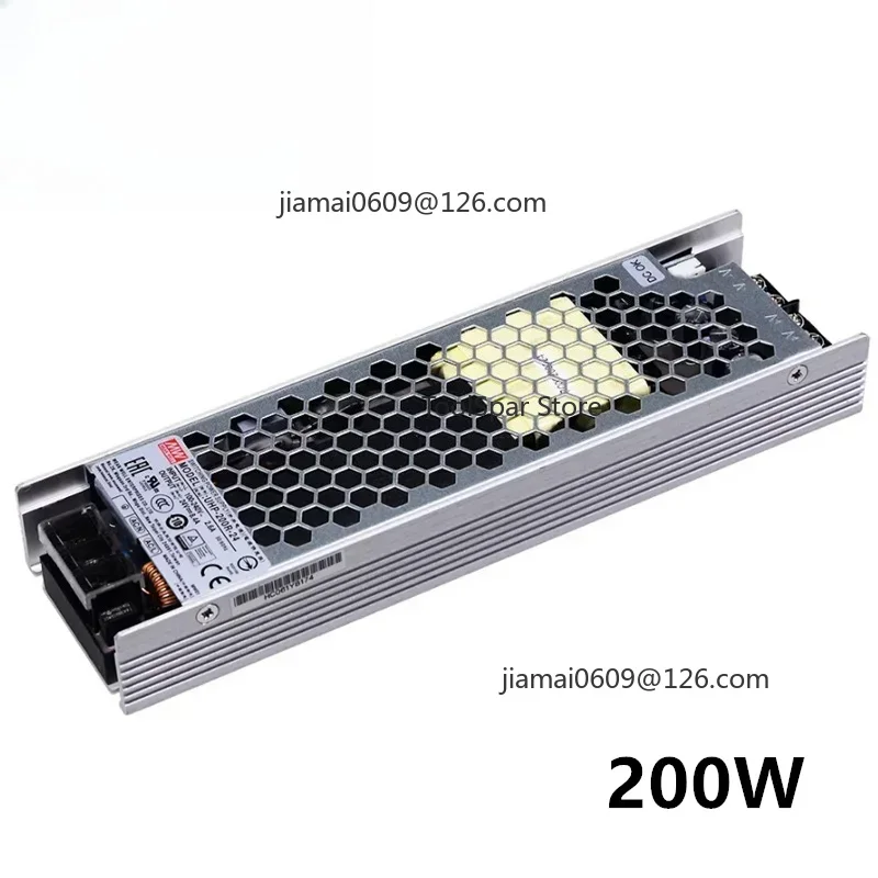 UHP-200 Series 200W Switching Power Supply, 5V/12V/24V/48V Single Output AC-DC Module