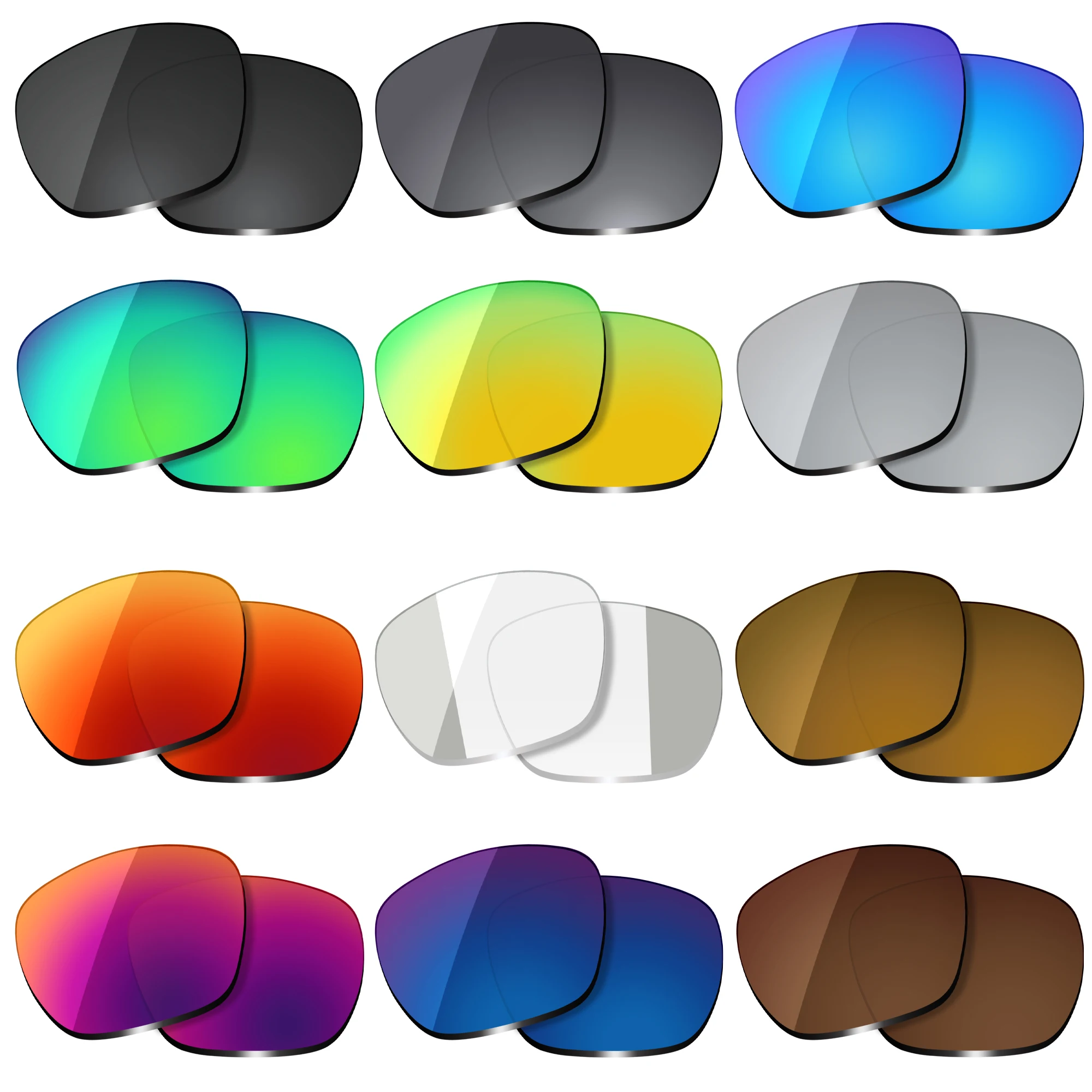 OOWLIT Polarized Lenses Replacements For Oakley Plaintiff Squared OO4063 63mm Sunglasses