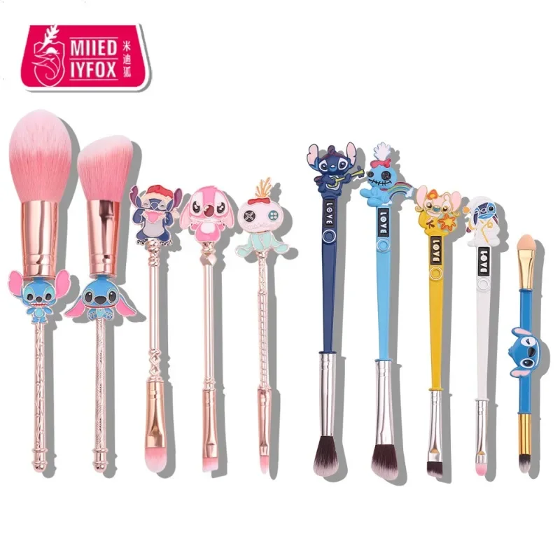 

Disney animation Lilo and Stitch peripheral accessories Midi Fox Stitch makeup brush Stitch doll shape peripheral gifts