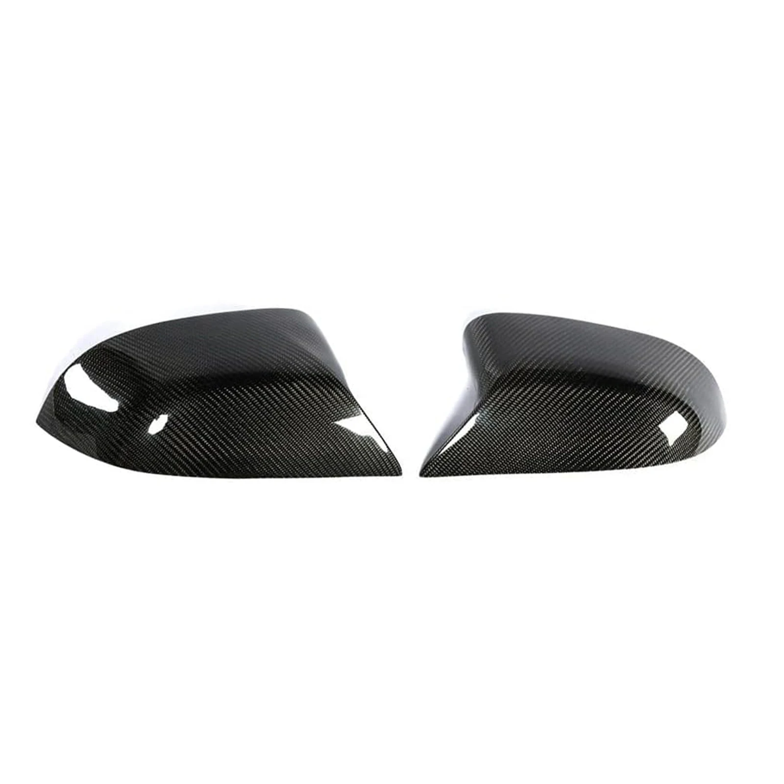 Carbon Fiber Side View Mirror Cover Caps Compatible for BMW iX3 X3 G01 G08 X4 G02 X5 G05 X6 G06 X7 G07 2018-2023 2PCS L+R Side