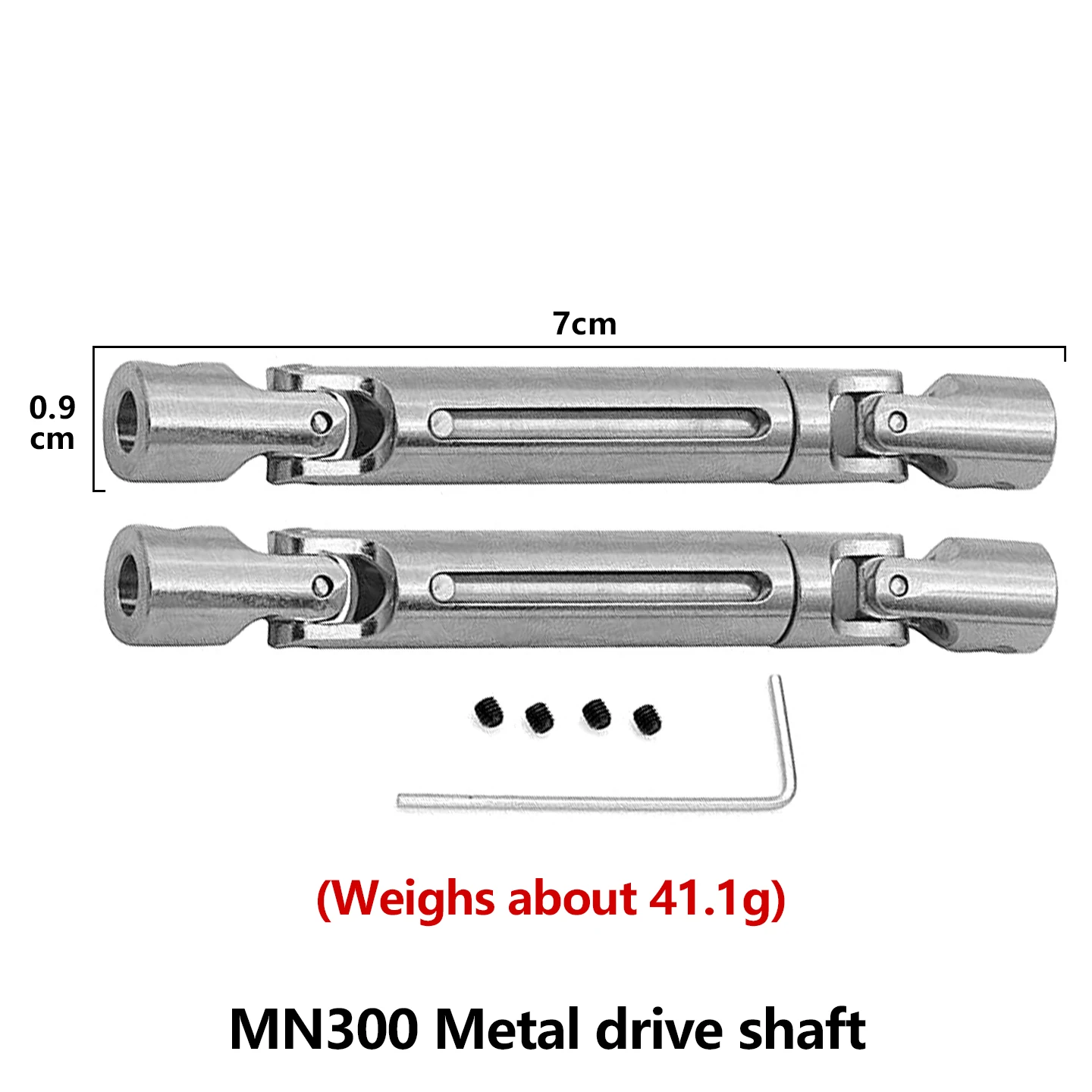 MN300 Upgrade Parts and Accessories, Compatible With MN300, Metal Transmission Shaft, Metal Gear, Hydraulic Shock Absorber