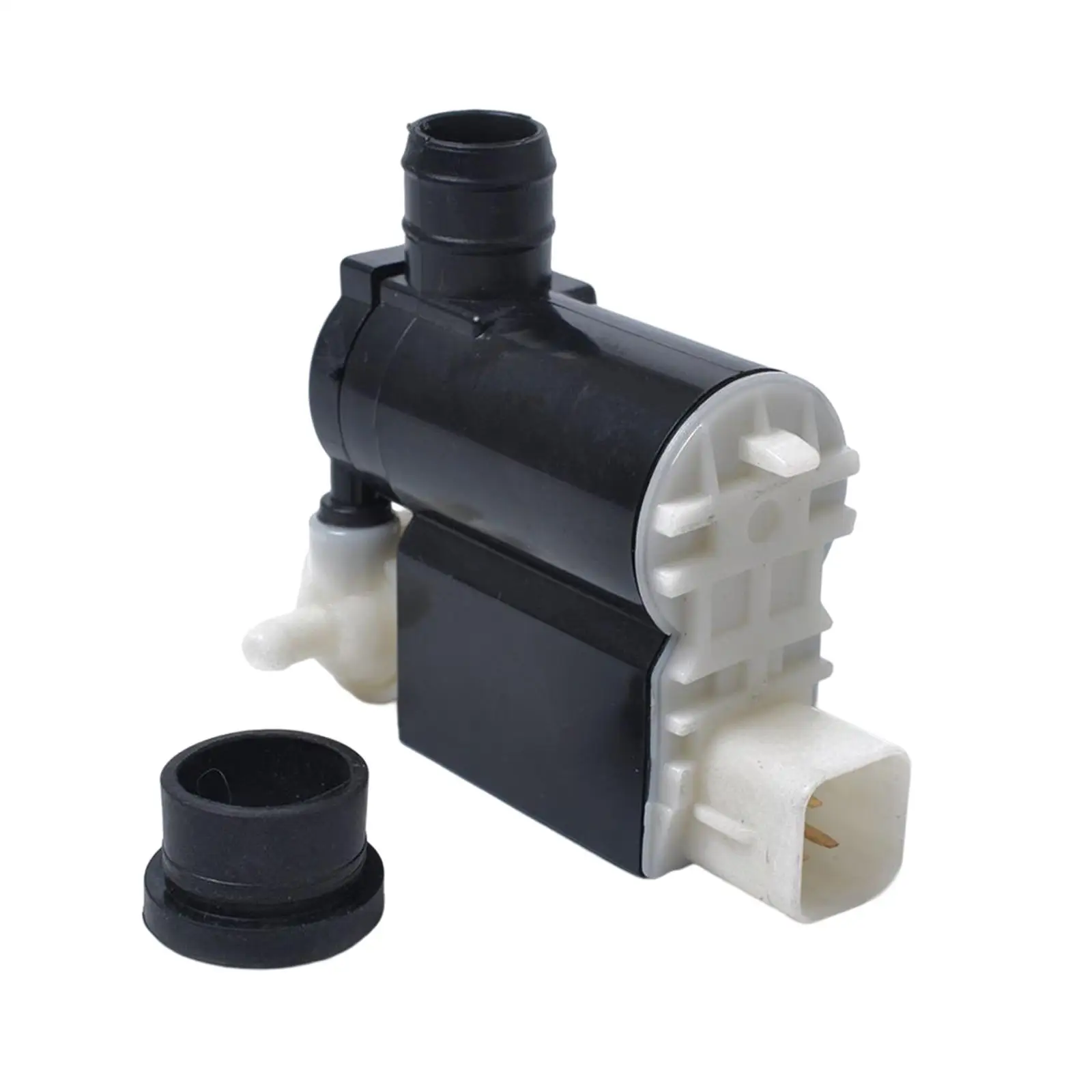 

Car Windscreen Washer Pump Dual Nozzle Spray Motor Black Replacement for Kia 98510-2C100