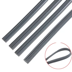 Silicone Strip 6 mm Car Window Wiper Blade Strip Boneless Wiper Car Front Window Windshield Wiper Blades Insert