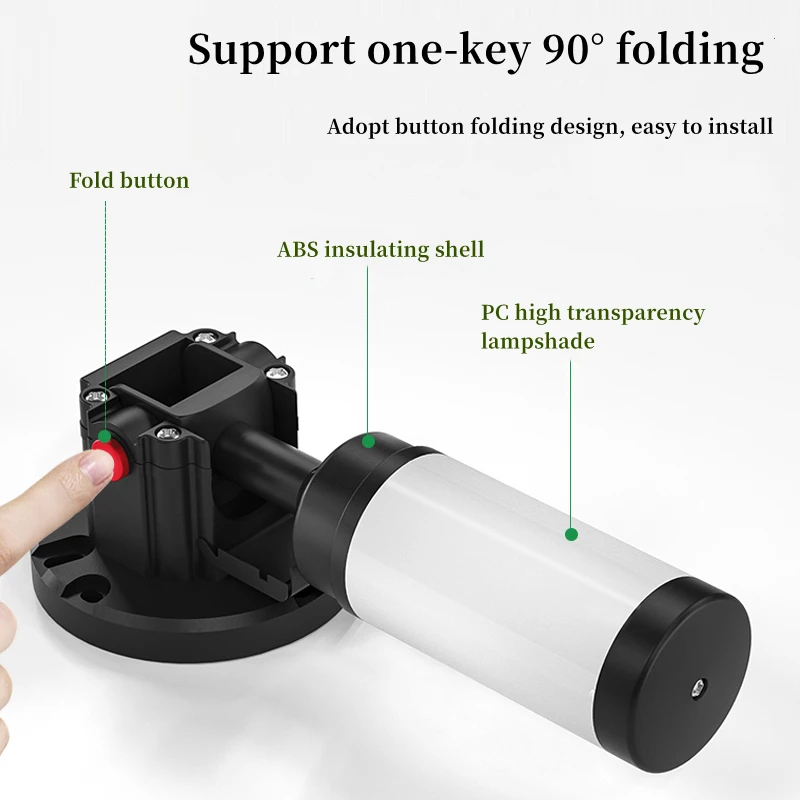 New LED Industrial Red Yellow Green All In 1 Layer Signal Tower Warning Lamp Stack Light Alarm Sound Foldable Indicater Lamp