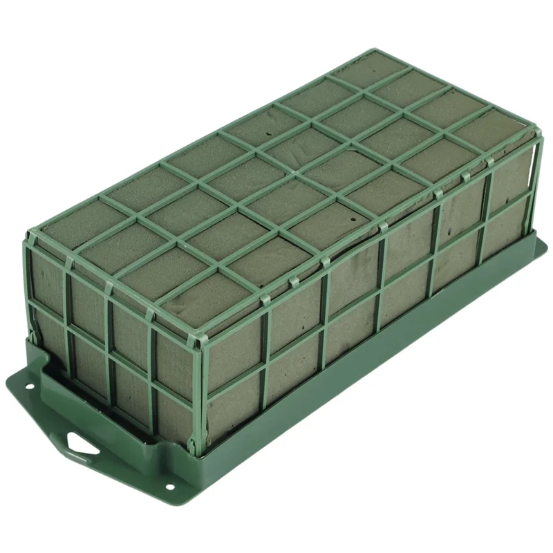 PORK-1 шт. цветочная пенопластовая клетка, держатель для цветов с цветочной пеной для цветов, клетка, чаша для стола, центральная цветочная композиция