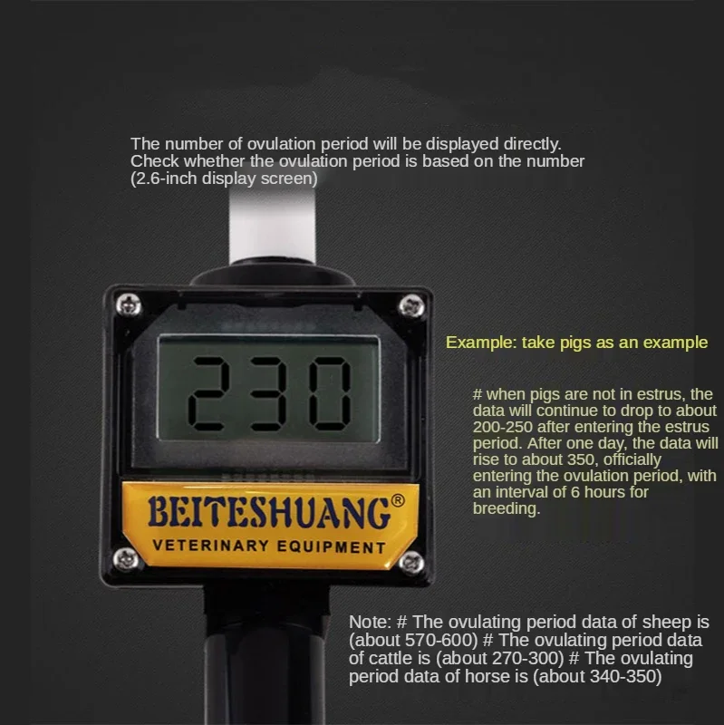كاشف الإباضة تخطيط الحمل أدوات التجديف مربي التلقيح الاصطناعي اختبار الإباضة الطبيب البيطري الساخن بيع خنزير #3