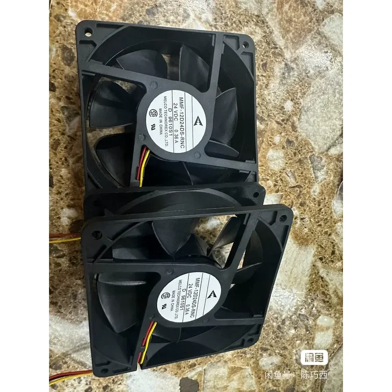for Mitsubishi MMF-12D24DS-RNC 12038 24V Dual Ball Bearing Cooling Fan