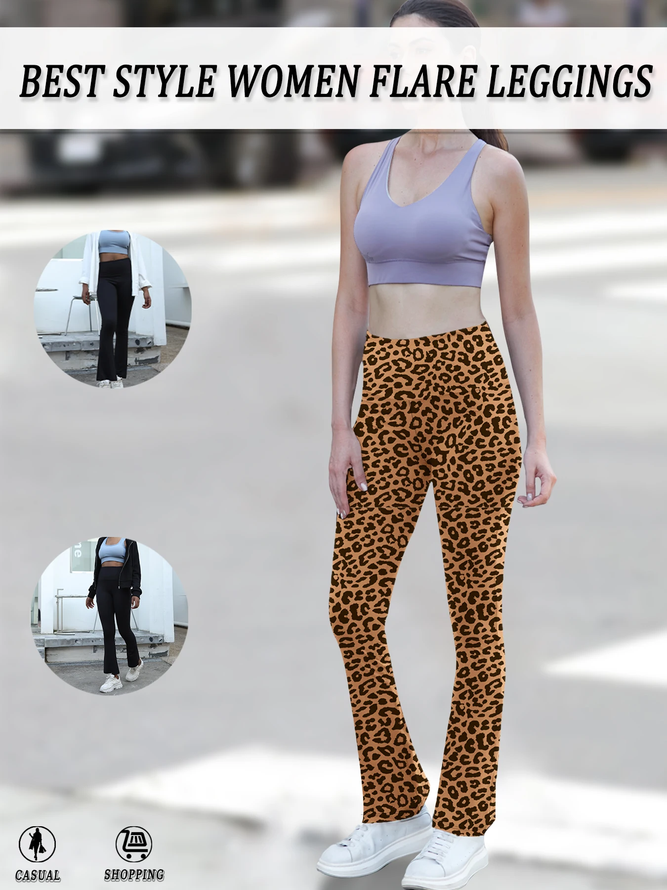 Pantalones acampanados súper suaves para mujer, cintura alta, control de barriga, entrenamiento, yoga, pantalones acampanados