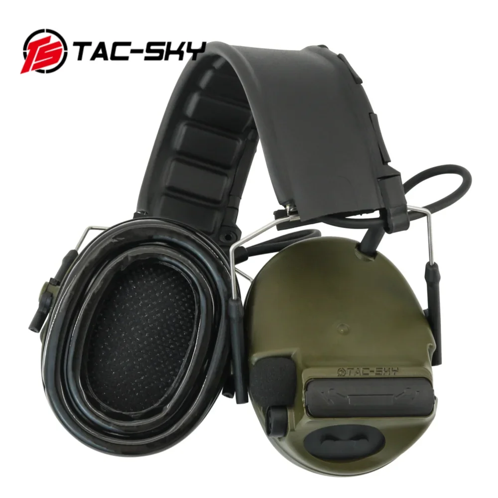 Imagem -02 - Protetor de Ouvido Eletrônico Tático ts Tac-sky Comtac v Xpi Proteção Auditiva ao ar Livre Silicone Versão c5 Headset