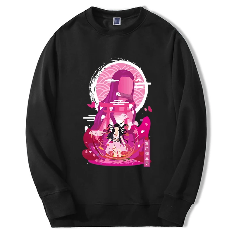 

Demon Slayer Anime Hoodies Men Women Nezuko Girl Manga Hot Anime Graphic Sweatshirt Casual Long Sleeve Fashion Hoody Tracksuit