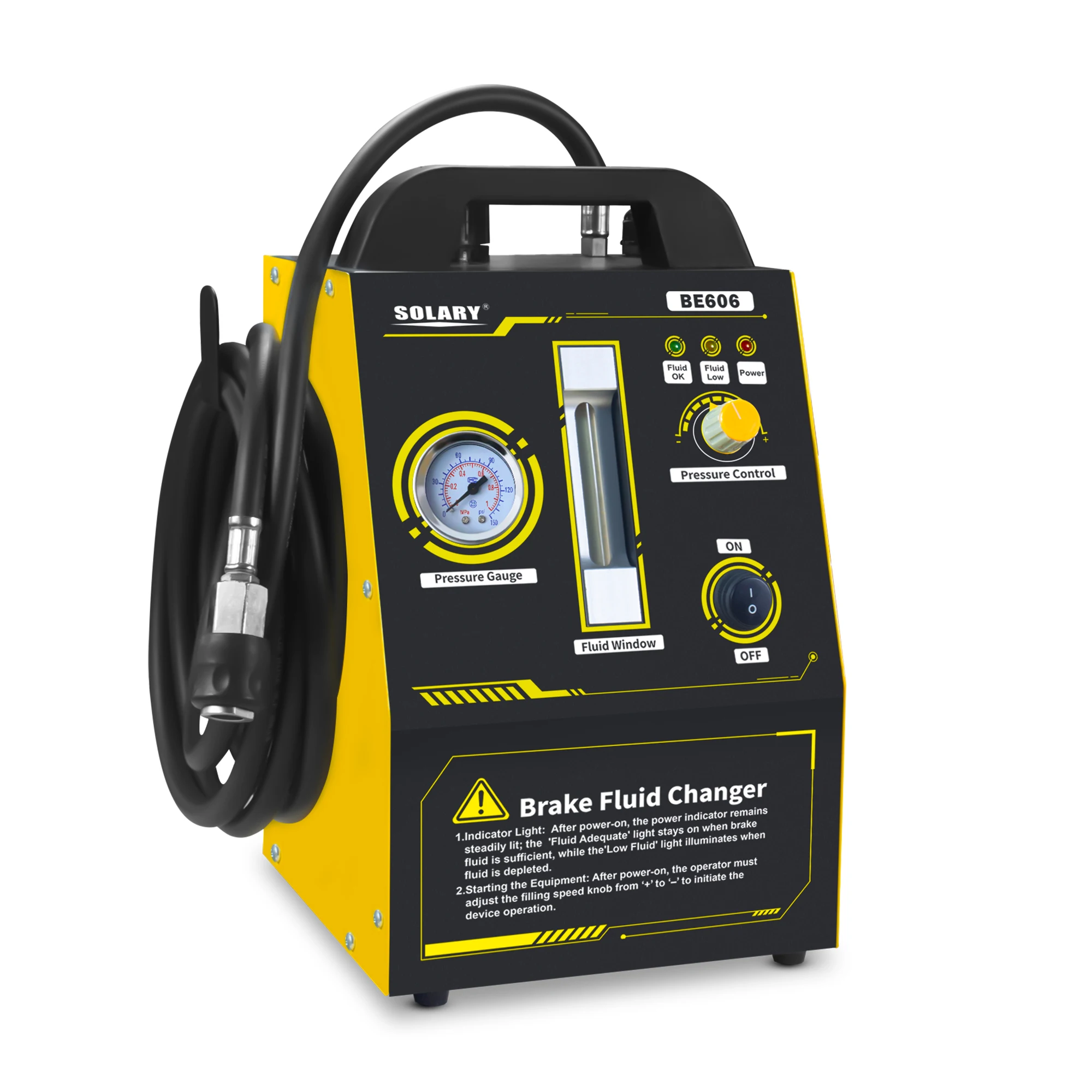 Compact Brake Fluid Exchange Machine Single Person Operation Oil Change Machine Multi-Functional Automotive Tools
