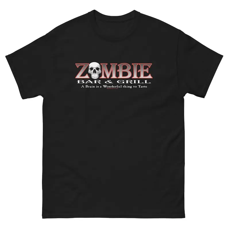 Zombie Bar and Grill A brain is a wonderful thing to taste. Men's classic tee