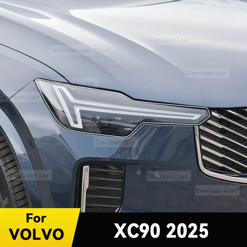 

For VOLVO XC90 2025 Car Headlight Protective Cover Film Front Light Transparent TPU Anti-scratch Headlamp Accessories Sticker