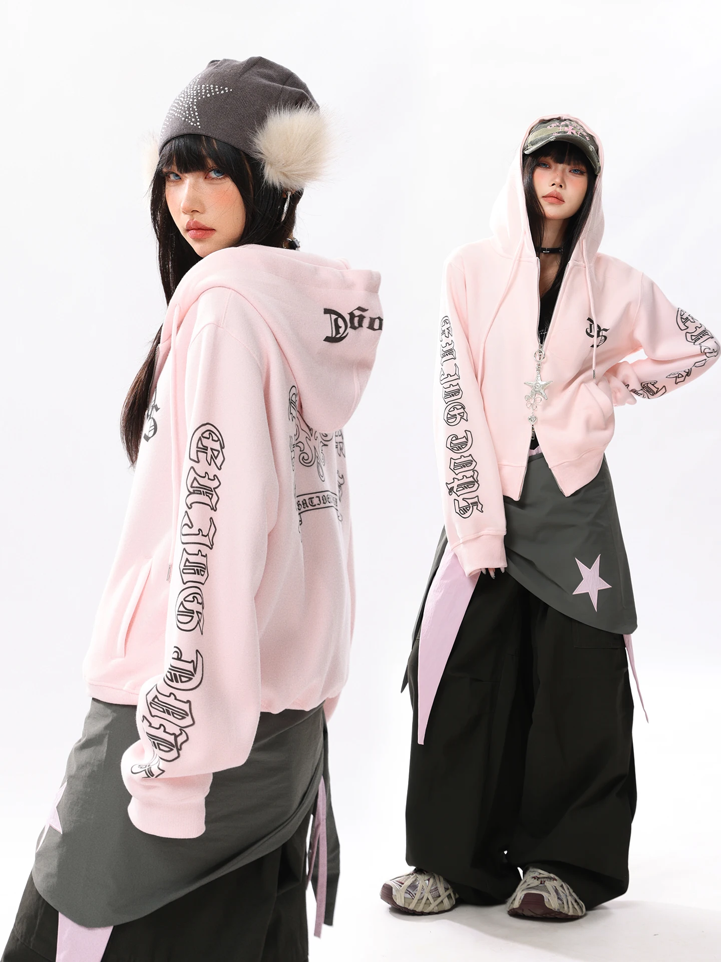

AONW американская ретро толстовка с буквенным принтом женская ор пальто Jaet Spicy Girl Street Sle осень Новое поступление хлопок полиэстер