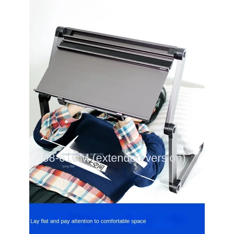 Multifunctional Lap Desk for Bed, Sofa, and Floor, Adjustable Height Laptop Table for Writing, Drawing, and Gaming, Dining Table