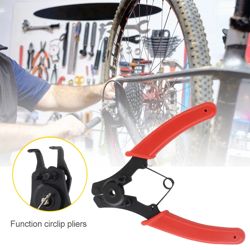 Snap Ring Pliers Set 4 in 1 Multi-function Circlip Combination Retaining Clip Strong Toughness Metal Portable Supplies