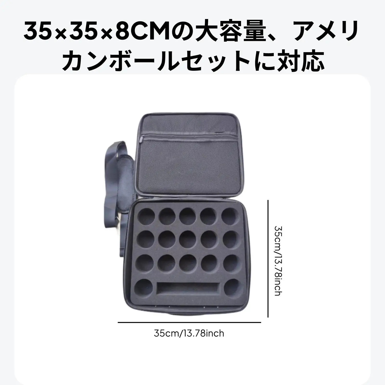 

Pool Ball Carrying Case Black EVA Protective Storage Box Holder Portable Organizer for Billiards Cue Equipment