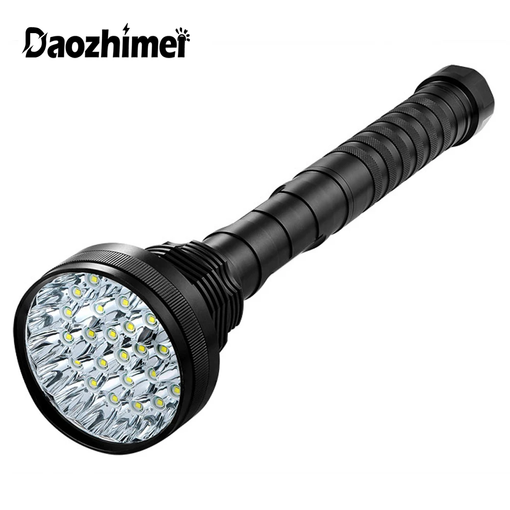 

8000 Lumen 24*T6 LED Flashlights Hunting Lights Tactical Exploration Lamp 26650 Lighting Torch Self Defense,18650 Camping