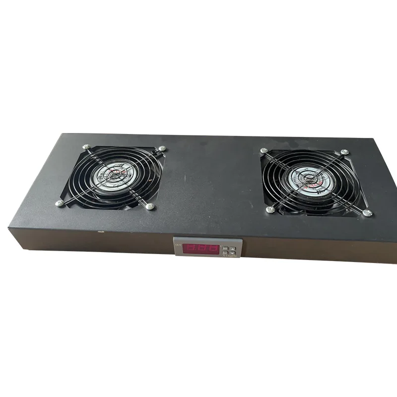 ANSHI 19'' 1U 100-231V AC Cooling Unit Digital Temperature Sensor 2 4 Fans SPCC Material 1 Year Warranty Server Rack 3G Networks