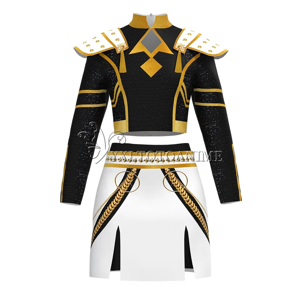 أزياء رومي زوي ميرا التأثيرية للبالغين للنساء ملابس مطبوعة ملابس لعب الأدوار بدلة كرنفال الهالوين #4