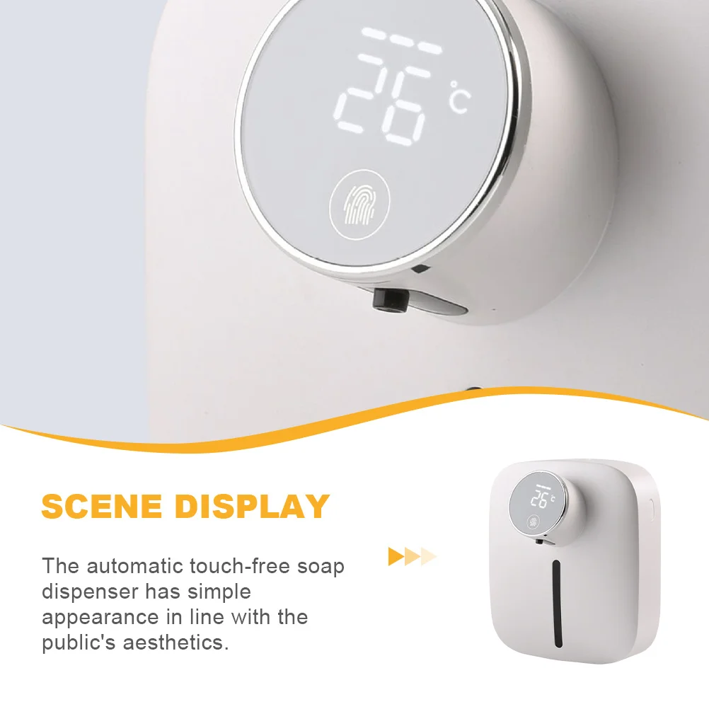 

Автоматический дозатор для пенного мыла с умным датчиком, перезаряжаемый, бесконтактный, настенный, для ванной комнаты и отеля