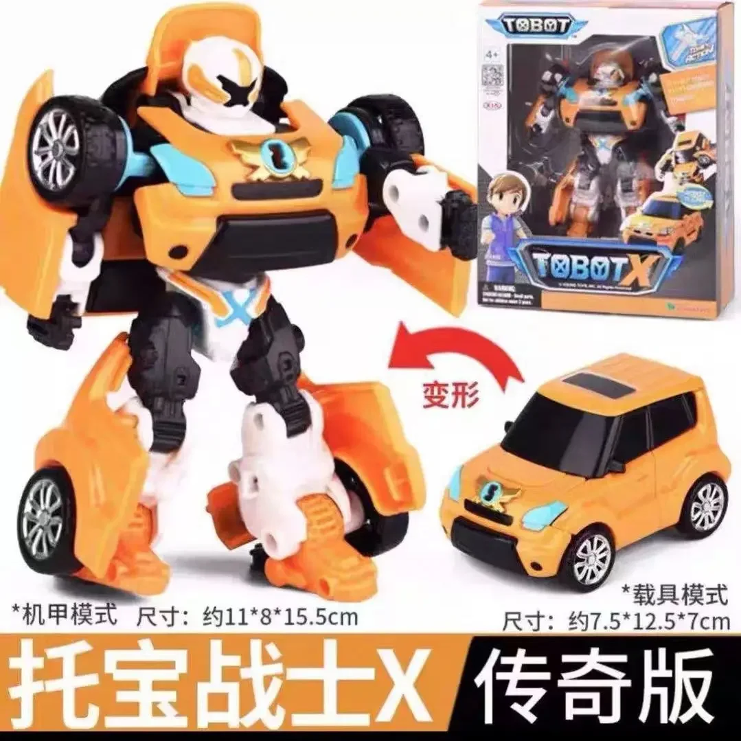 Big!!!Overseas Version Tobot Transformation Robot to Car Toys Korea Cartoon Brothers Anime Tobot Deformation Car Airplane Toys