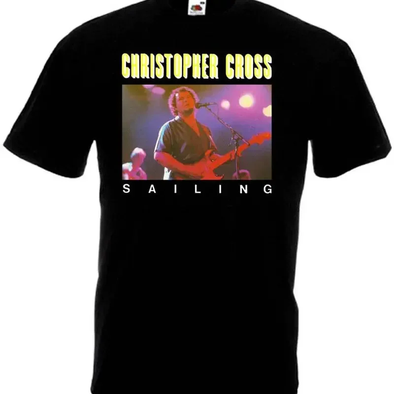 Christopher Cross Sailing v17 T shirt black all sizes S 5XL