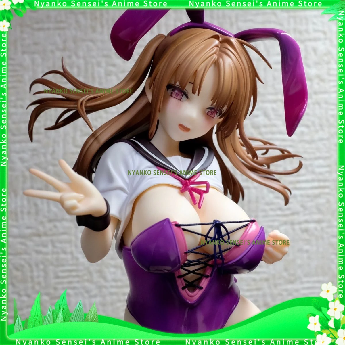 

Курохара Усаки Китай Вер. Высококачественные черные шелковые чулки с кроликом для девочек, плиссированная юбка, фигурка аниме, коллекционная модель