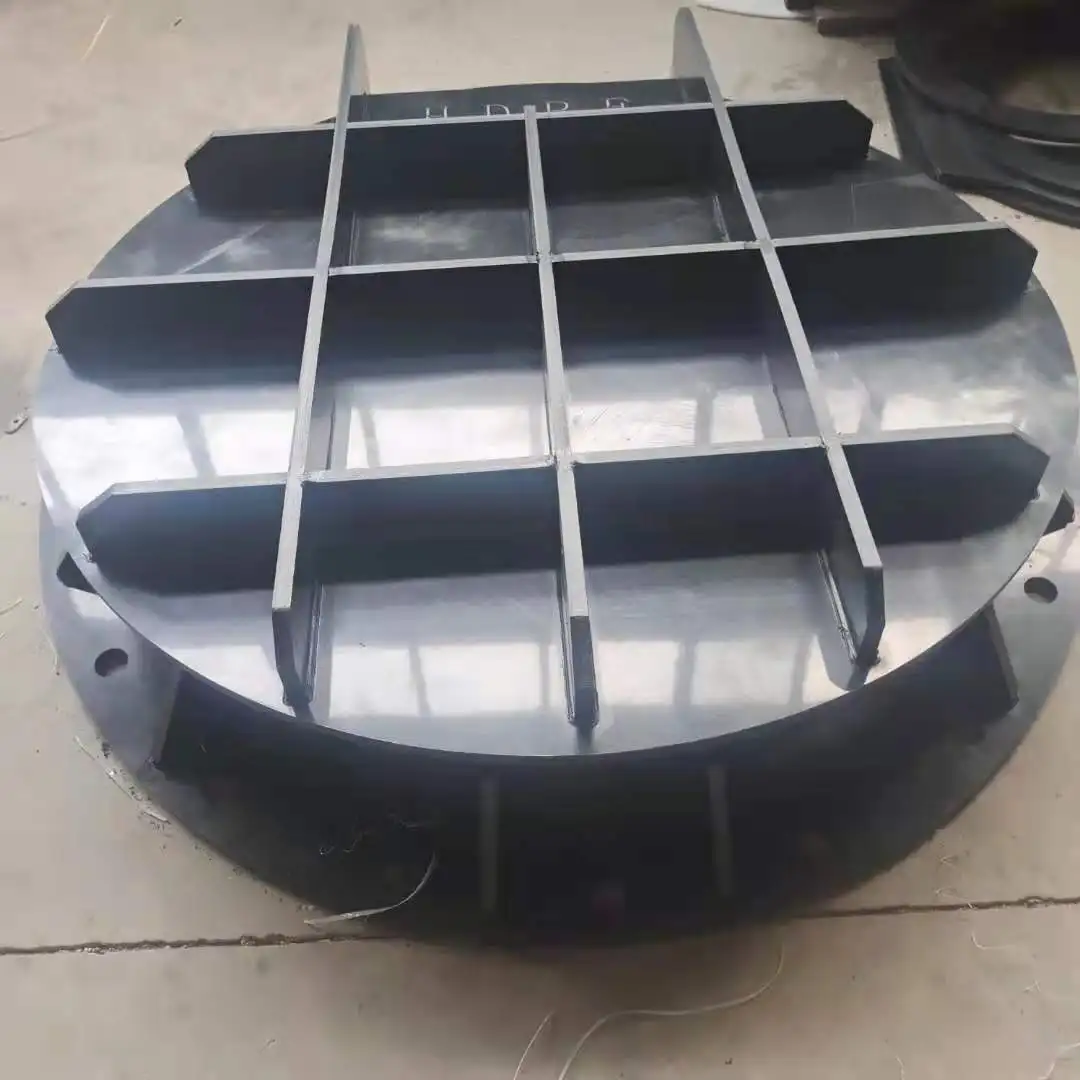 HDPE flap gate valve with rubber wedge valves Square and round