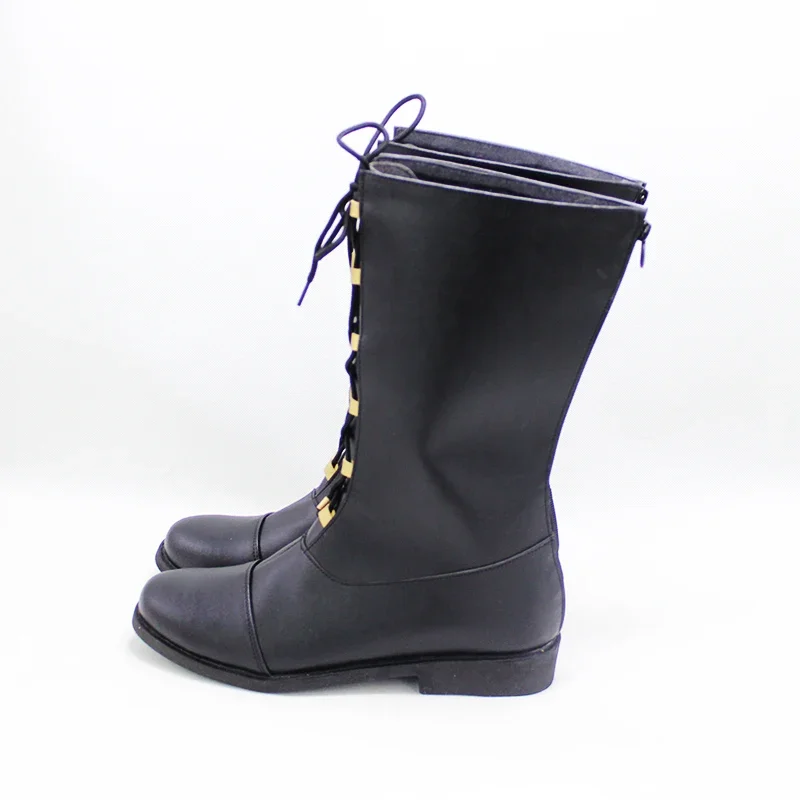 Women Cloud Strife Cosplay Shoes Game FF7 Cosplay Prop PU Leather Shoes Halloween Carnival Boots Custom Made