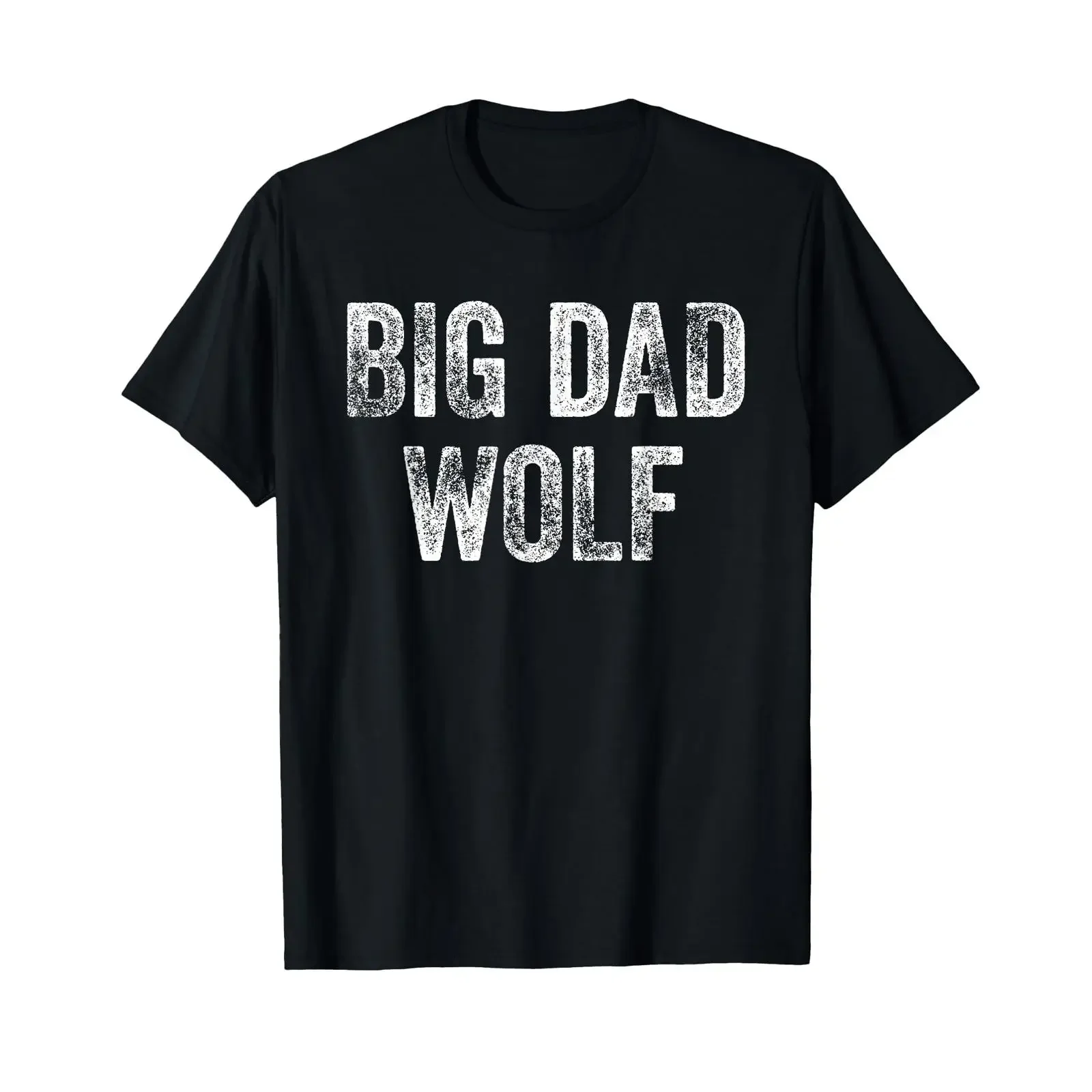 Men's Big Dad Wolf T Shirt for Men Leader of the Pack Bad Werewolf vintage Washed fashion graphic Casual Comfortable Slightly