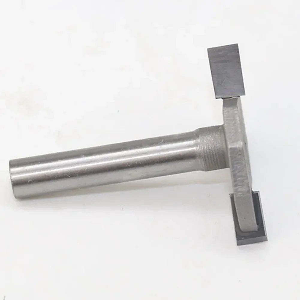 1/4 Inch 1x T Slot Router Bit Carbide Milling Cutter Tool Router Bit Straight Shank T Slot Woodwork Long Lasting