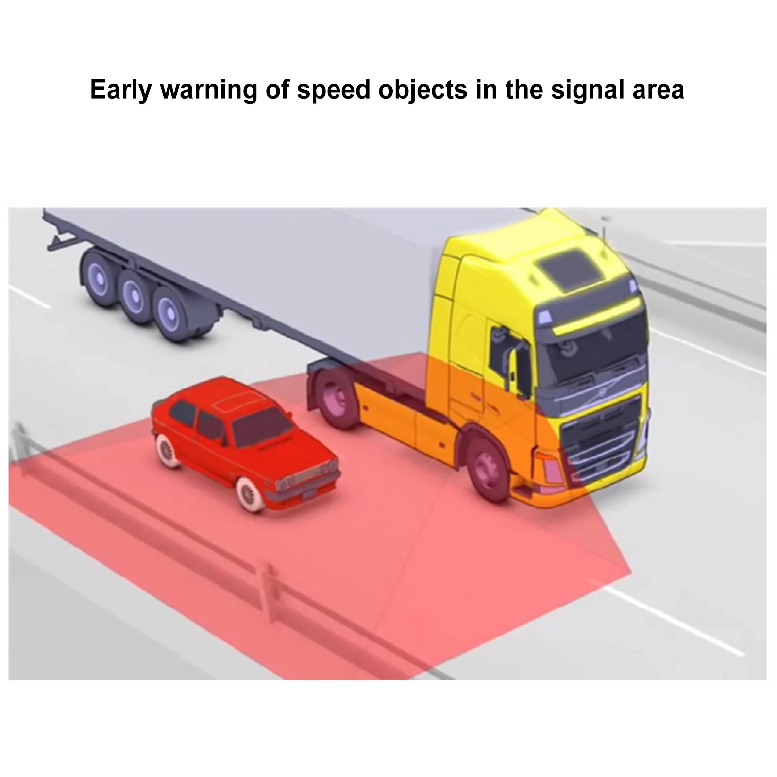 79Ghz Millimeter Wave Radar BSD Blind Spot Detection System Monitoring Change Lane Aided Parking for Bus Truck