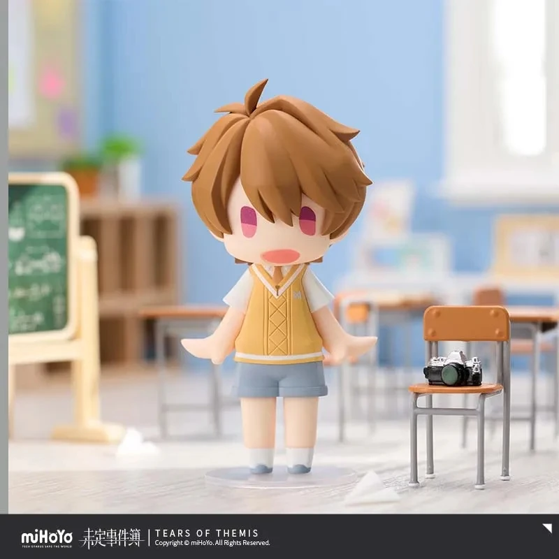 لعبة MiHoYo الرسمية دموع ثيميس مرحبا! ابتسامة جيدة Q-نسخة دمية ماريوس أرتيم الجناح زخرفة أنيمي الشكل تأثيري هدايا عيد الميلاد