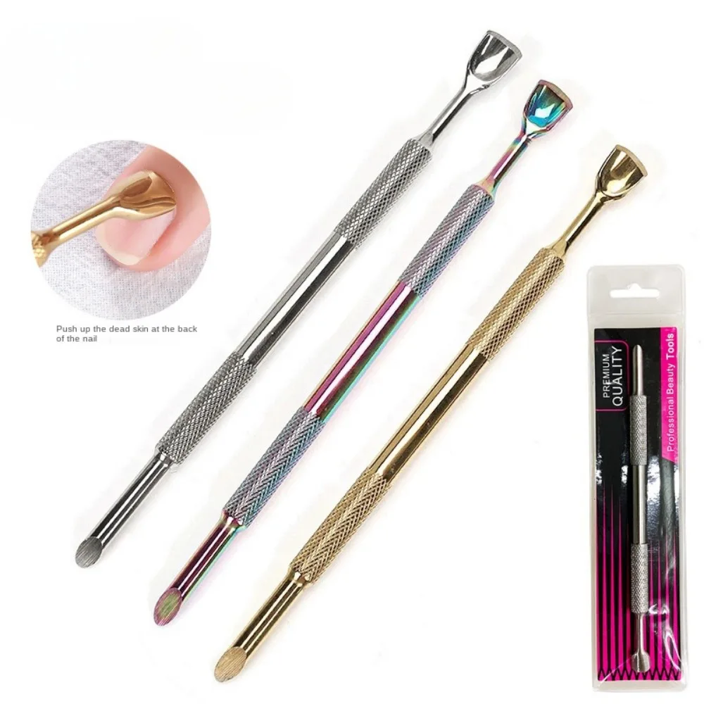 

1 PC Double-ended Stainless Steel Nail Cuticle Pusher Nail Manicures Remover Dead Skin Push Remover Beauty Manicure Tools