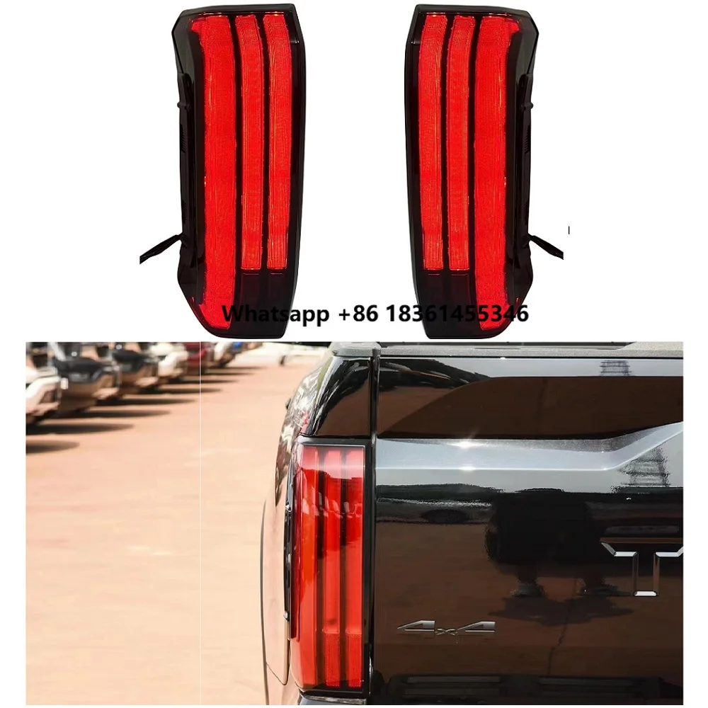 Auto Led Front Rear Lights for Tundra 2023 2024 2025 Rear Tail Lights Assembly Led Brake Turn Signal Lights