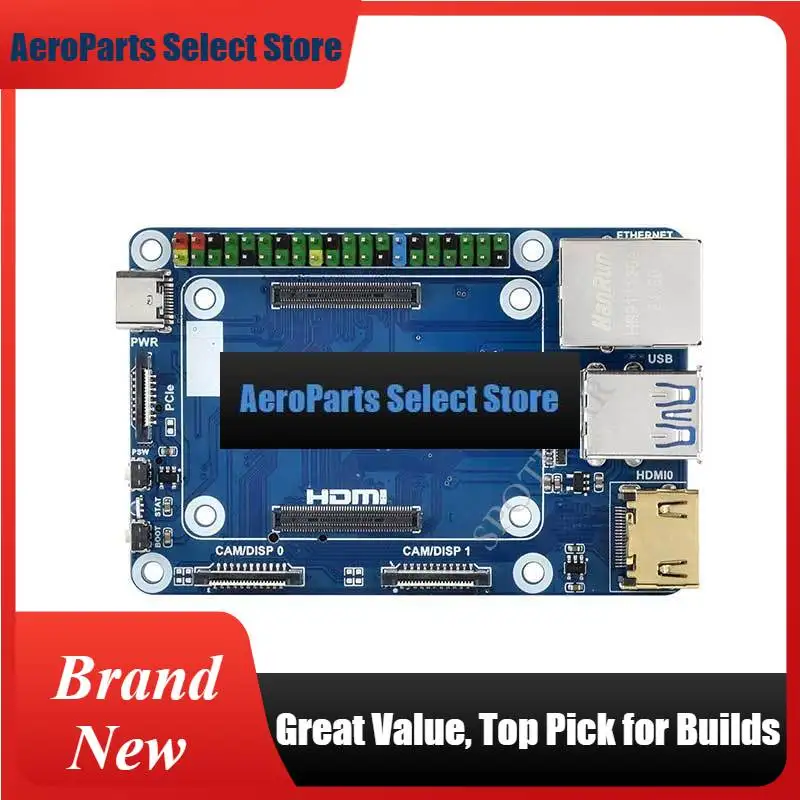 AeroPartsRaspberry Pi CM5 IO BASE A Mini Board A Base Development Platform Compute Module 5 IO Board Waveshare CM5-IO-BASE-A
