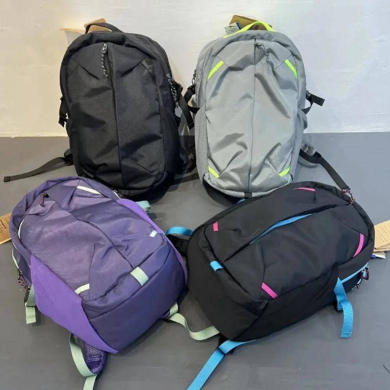 Nuevas mochilas deportivas de color contrastante para hombres y mujeres, mochilas para viajes de ocio y senderismo al aire libre, bolsa para senderismo deportivo
