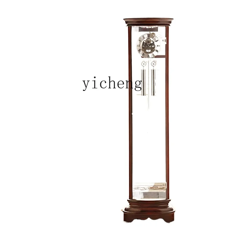 

XL large mechanical floor clock solid wood European fashion living room standing clock decorative clock