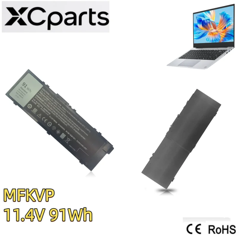 

Новый аккумулятор для ноутбука MFKVP 11,4 В 91 Втч для Dell Precision 7510 7520 7710 7720 M7710 M7510 TWCPG T05W1 1G9VM GR5D3 0FNY7 0GR5D3