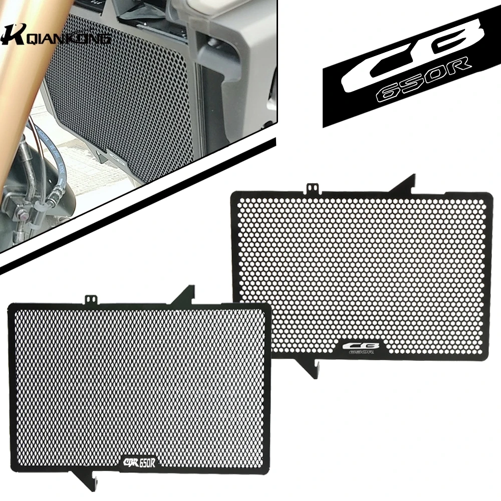 For HONDA CB650R CBR650R CB650F CBR650F CBR CB 650R 2024-2025-2026 Motorcycle Radiator Grille Guard Cover Protection aluminum