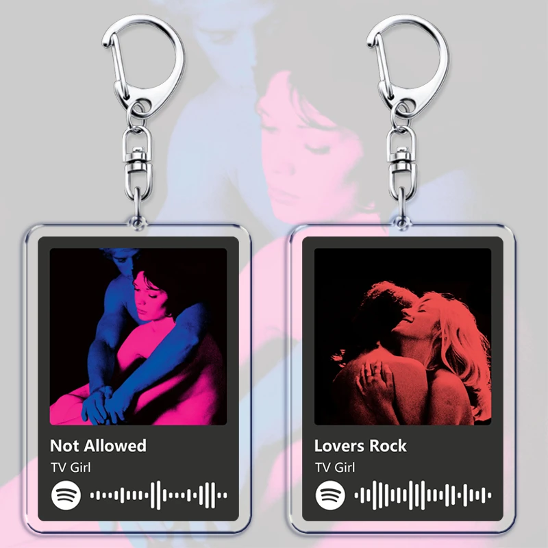 Indie Pop Band Songs Keychains for Women Accessories Bag Lovers Rock Not Allowed Keying Jewelry Music Fans Lovers Friends Gifts